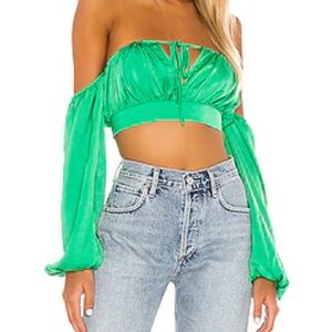 Off Shoulder Crop Top
